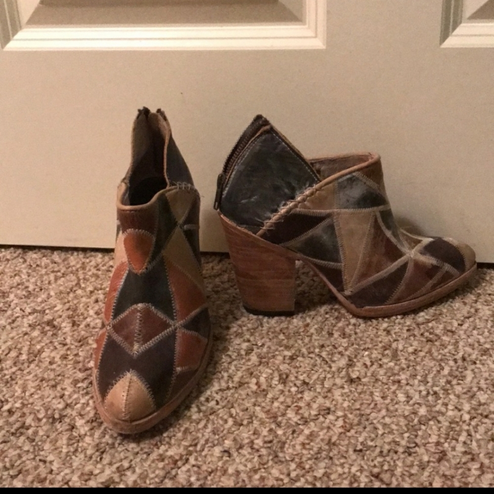 Adorable leather booties